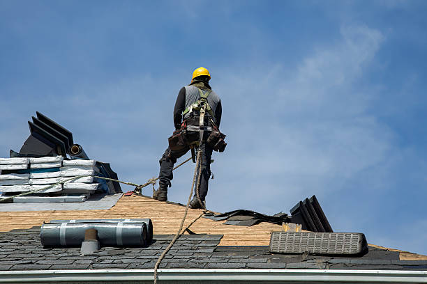 Professional Metal Roofing technician working in Holliston, MA
